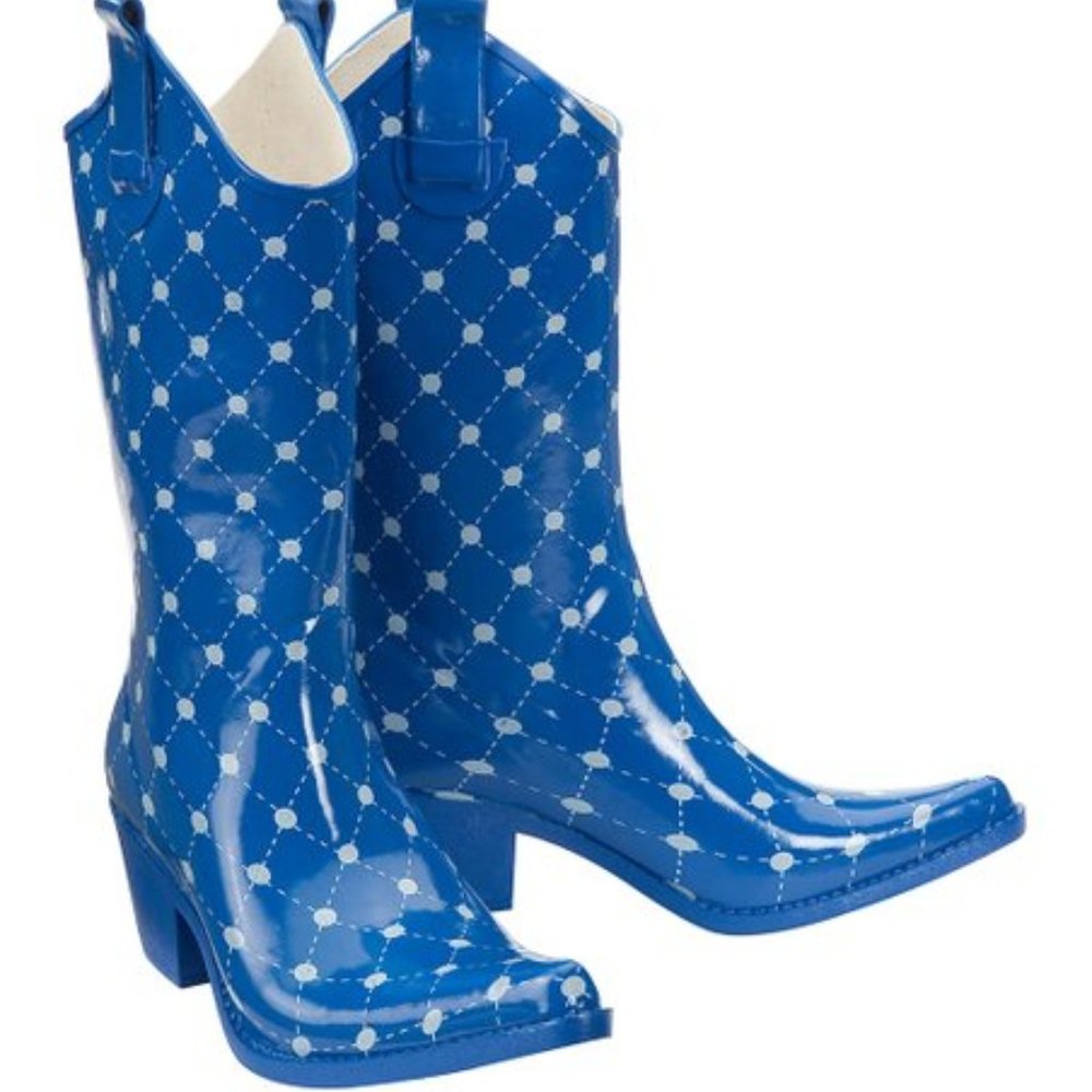 Women's Stadium Stompers Rain Boots Size 8
